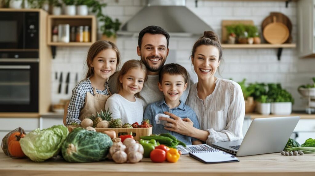 Cómo calcular el gasto mensual en comida: presupuesto alimentario para una familia de 4 personas según tu ubicación